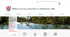 Desktop Screenshot of niederwil.ch